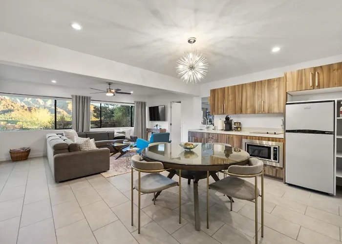 Ferienhaus Stunning Views Uptown With Hot Tub Gym And Fire Pit Sedona