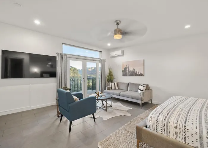 Ferienhaus Stunning Views Uptown With Hot Tub Gym And Fire Pit Sedona